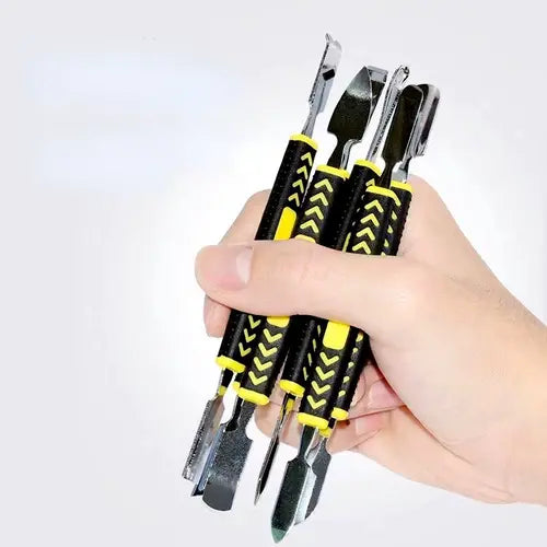 6-piece Set Of Metal Crowbar Mobile Phone Disassembly And Maintenance Tools, Flat Panel Shell Removal, Shell Removal, And Screen Opening Hardware Acce