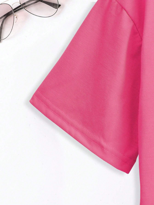 Essnce Solid Round Neck Tee