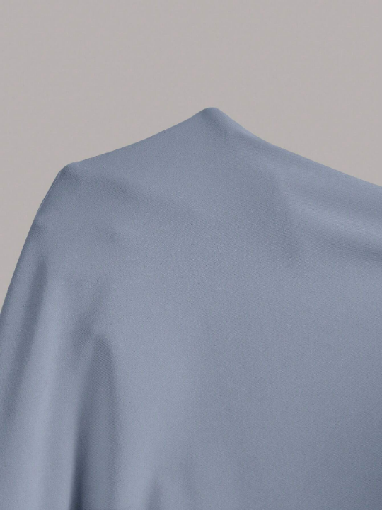 EZwear Summer Outfits Solid Ruched Waist Tank Dress