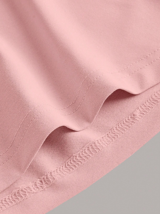 EZwear Summer Outfits Solid Ruched Waist Tank Dress