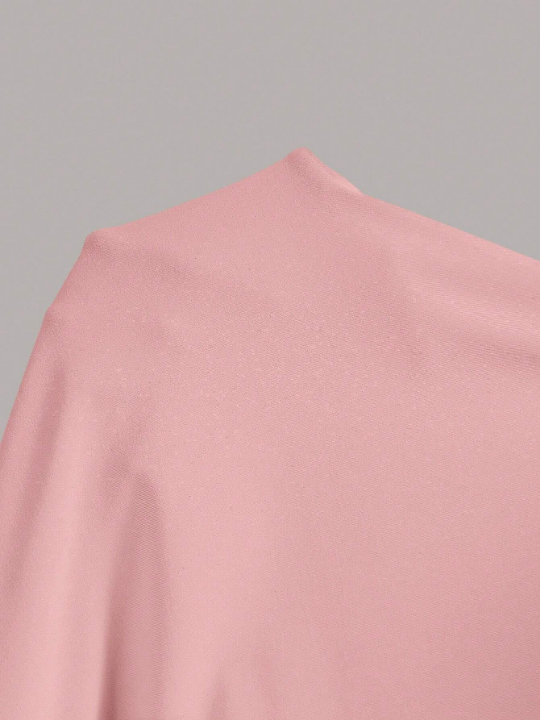 EZwear Summer Outfits Solid Ruched Waist Tank Dress