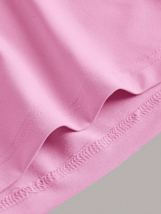 EZwear Women's Drawstring Summer Knitted Pleated White Dress