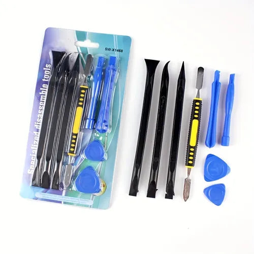 8pcs/set Kit Suitable For Professional Disassembly And Assembly Of Mobile Phones, Laptops, Tablets, Etc., Equipped With Metal Crowbars And Tweezers Set