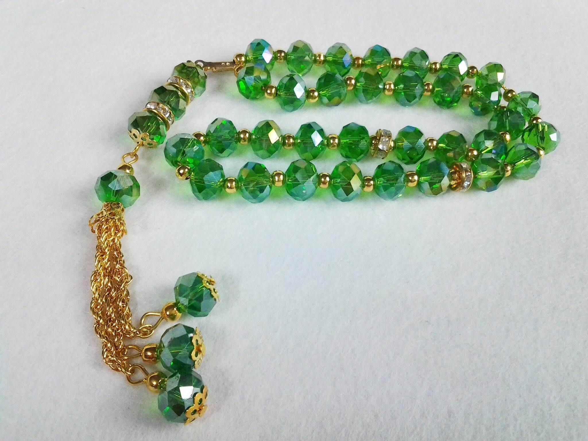 10mm Masbaha Crystal Prayer Beads 33 - Arabian Shopping Zone