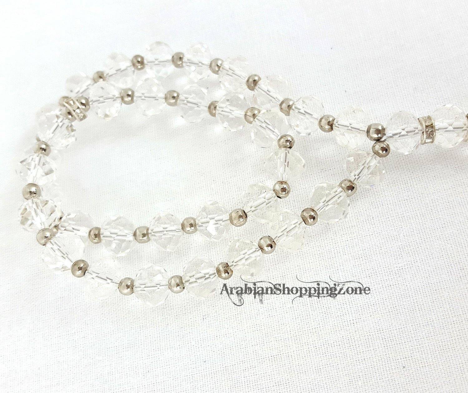 10mm Masbaha Crystal Prayer Beads 33 - Arabian Shopping Zone