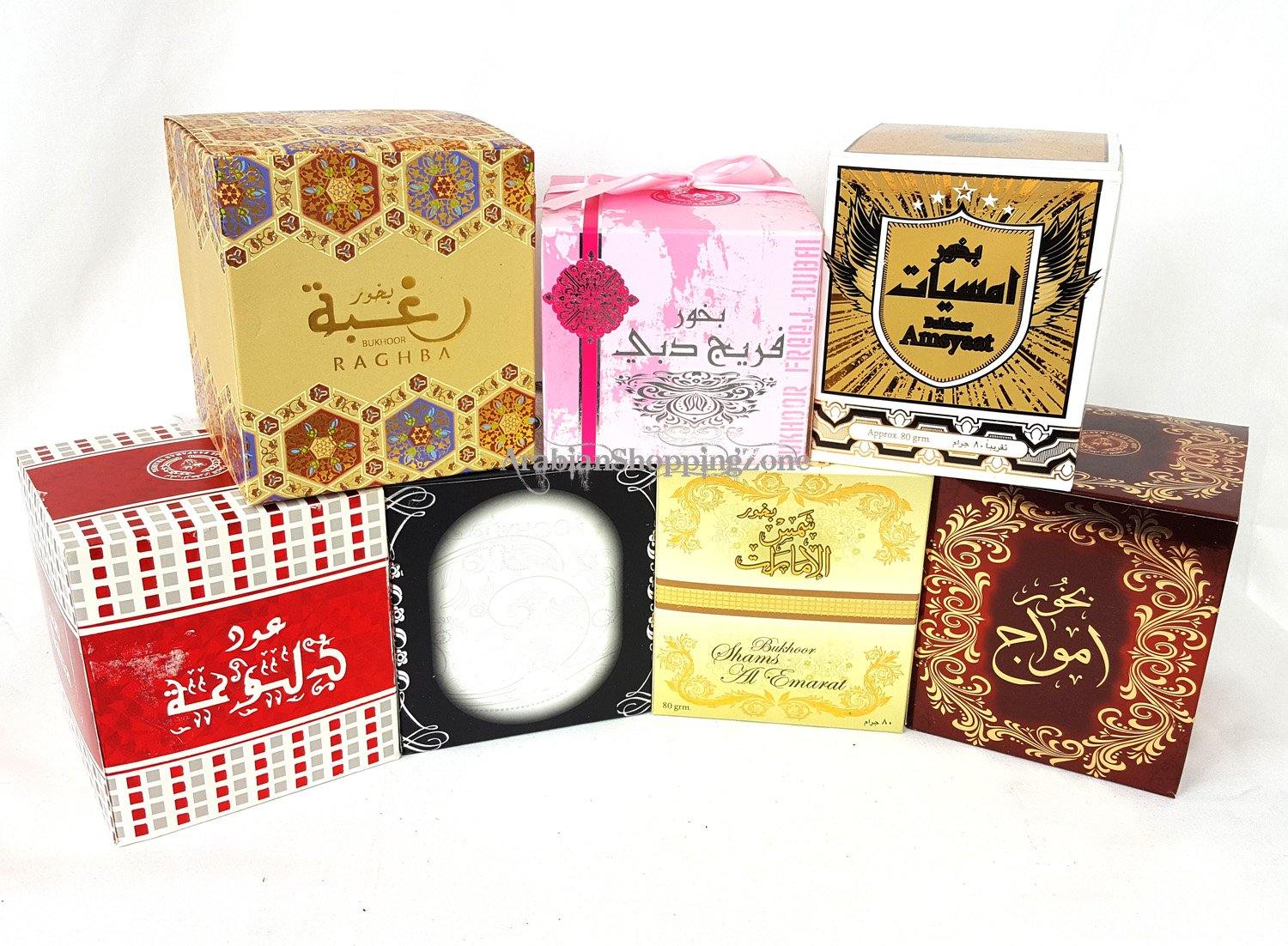 ARD ALZAAFARAN Incense Bakhoor Collection 80g - Arabian Shopping Zone
