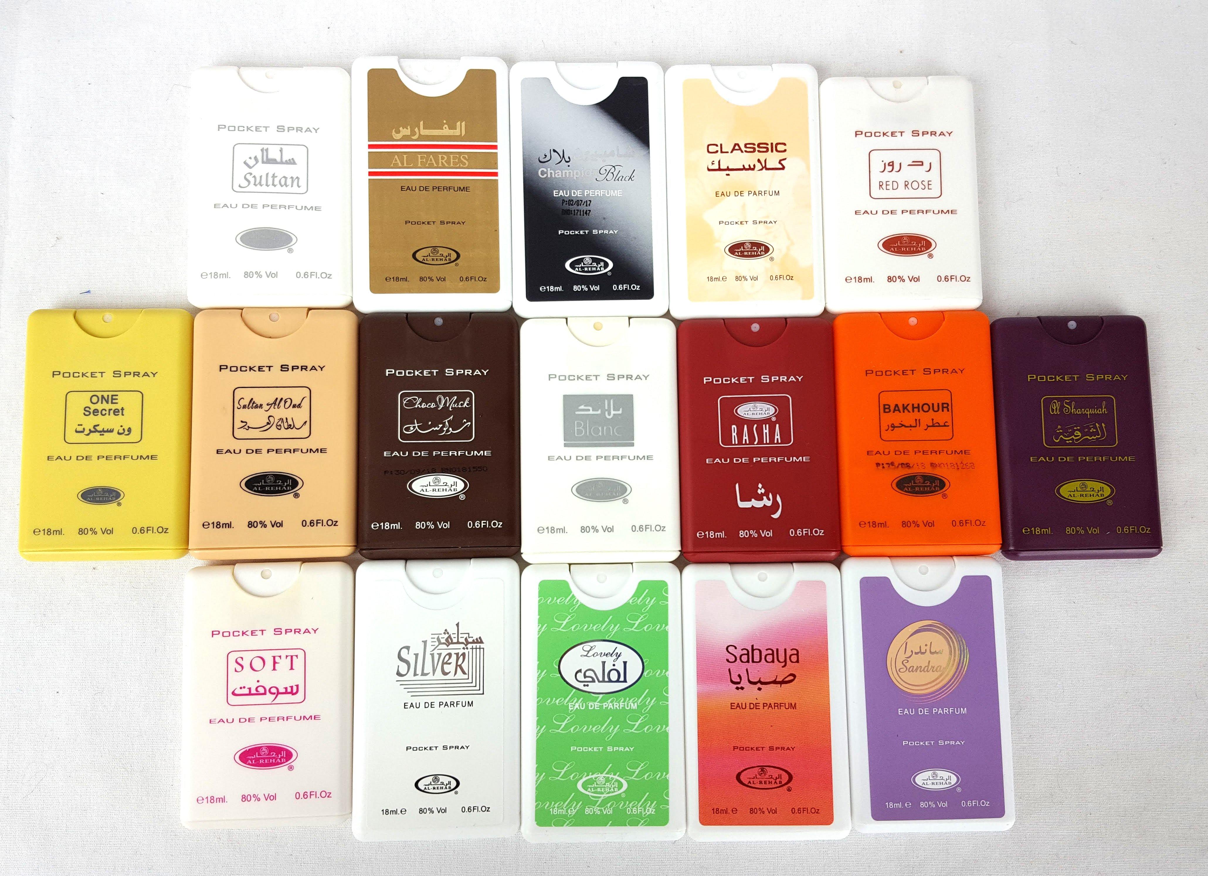 18ML Eau De Perfume Pocket Spray By AL Rehab - Arabian Shopping Zone