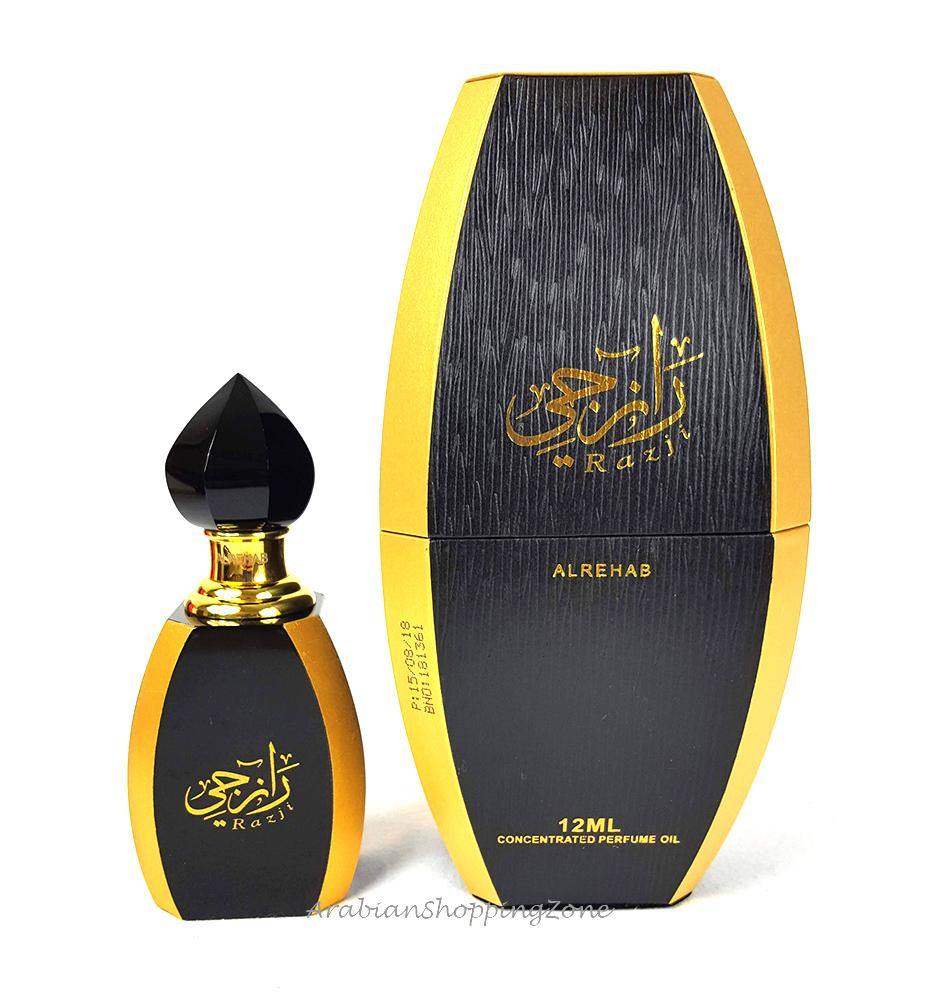 RAZJI 12ML Perfume Oil Al-Rehab Arabian Floral Oriental fragrance - Arabian Shopping Zone