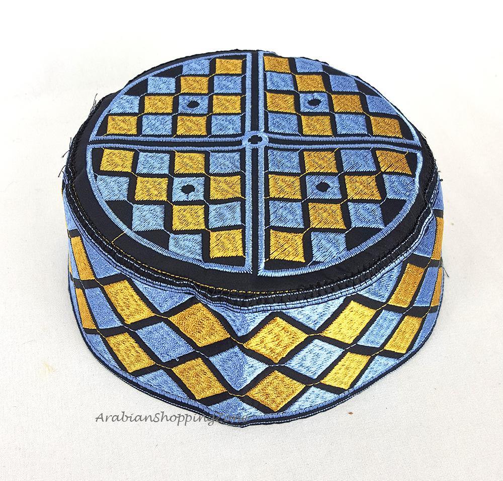 Stylish Kofi Embroidery Cap Men Hat Size 58-60 - Arabian Shopping Zone