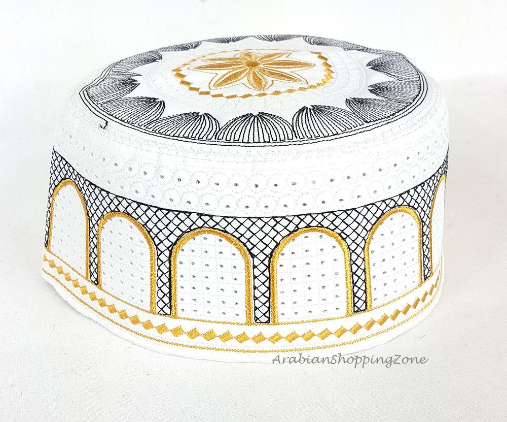 New Style Kofi Embroidery Men Cap Hat Size 58-60 - Arabian Shopping Zone