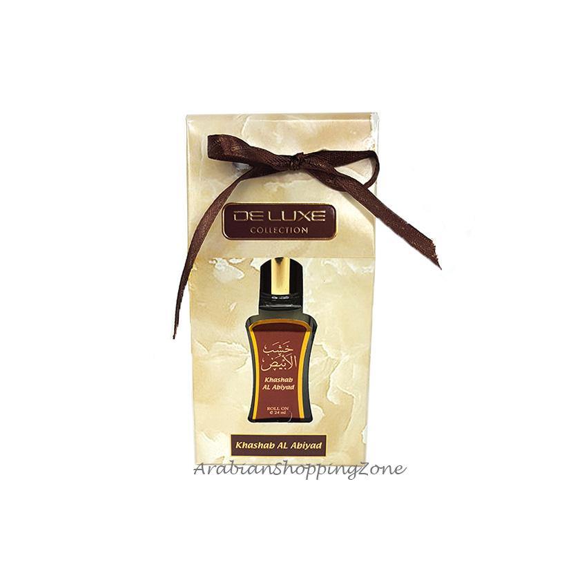 Khashab Al Abiyad Roll On Perfume Oil 24ml by Hamidi Perfumes - Arabian Shopping Zone