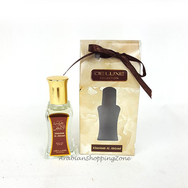 Khashab Al Abiyad Roll On Perfume Oil 24ml by Hamidi Perfumes - Arabian Shopping Zone