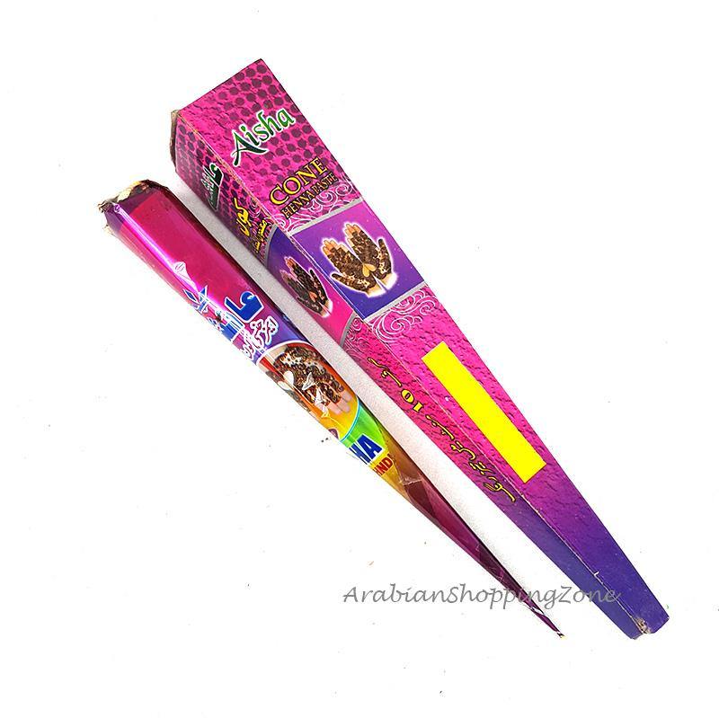 Aisha Henna Paste Cones Black - Arabian Shopping Zone