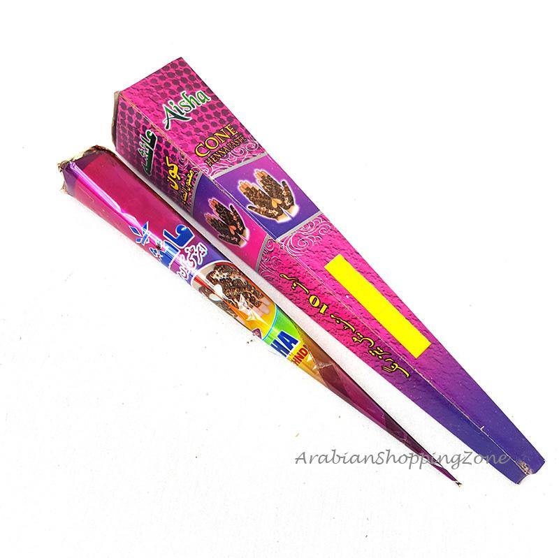 Aisha Henna Paste Cones Black - Arabian Shopping Zone