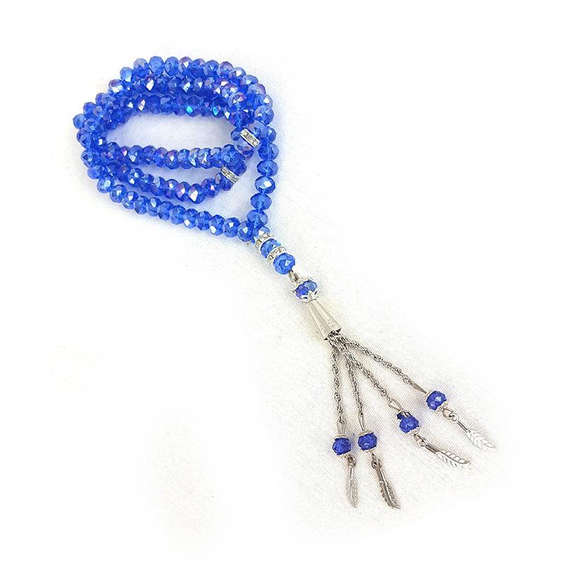 8mm Crystal Muslim Prayer Beads 99 Masbaha - Arabian Shopping Zone