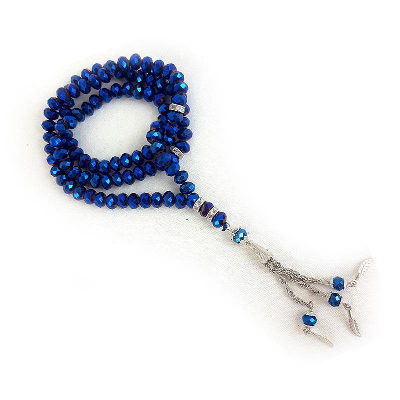 8mm Crystal Muslim Prayer Beads 99 Masbaha - Arabian Shopping Zone