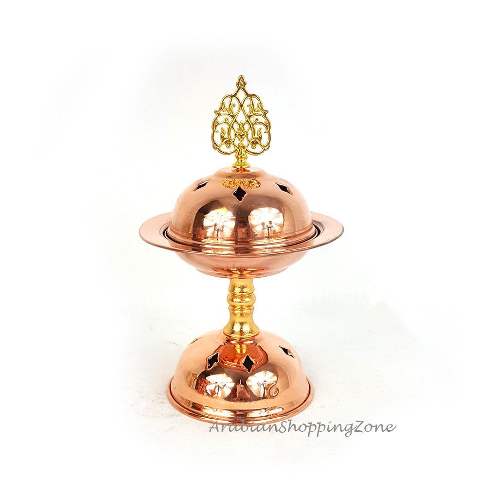 Copper Incense Burner - AL Qubbah - Arabian Shopping Zone