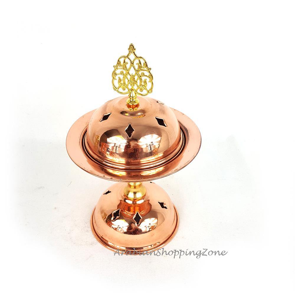 Copper Incense Burner - AL Qubbah - Arabian Shopping Zone