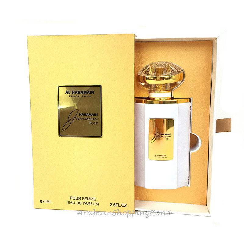 AL Haramain Junoon Rose 75ml Spray Perfume EDP - Arabian Shopping Zone