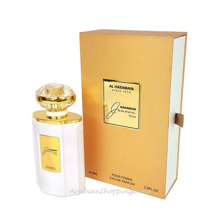 AL Haramain Junoon Rose 75ml Spray Perfume EDP - Arabian Shopping Zone