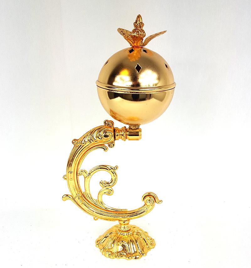 Handmade Incense Burner - Golden Dragon - Arabian Shopping Zone