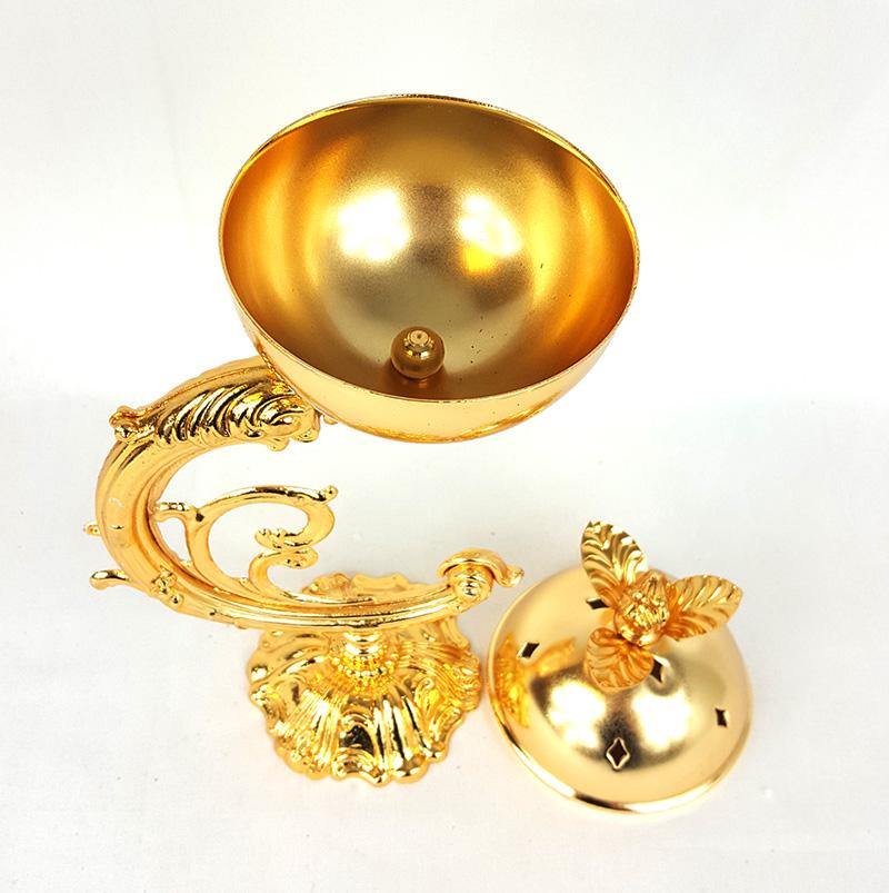 Handmade Incense Burner - Golden Dragon - Arabian Shopping Zone