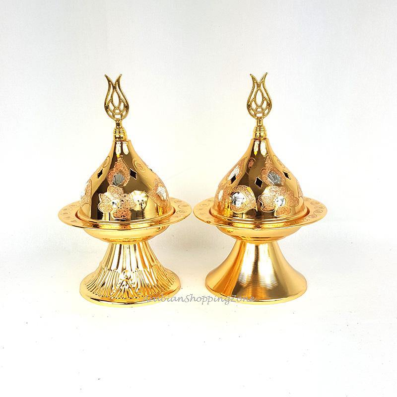 Copper Incense Burner - Baharain - Arabian Shopping Zone