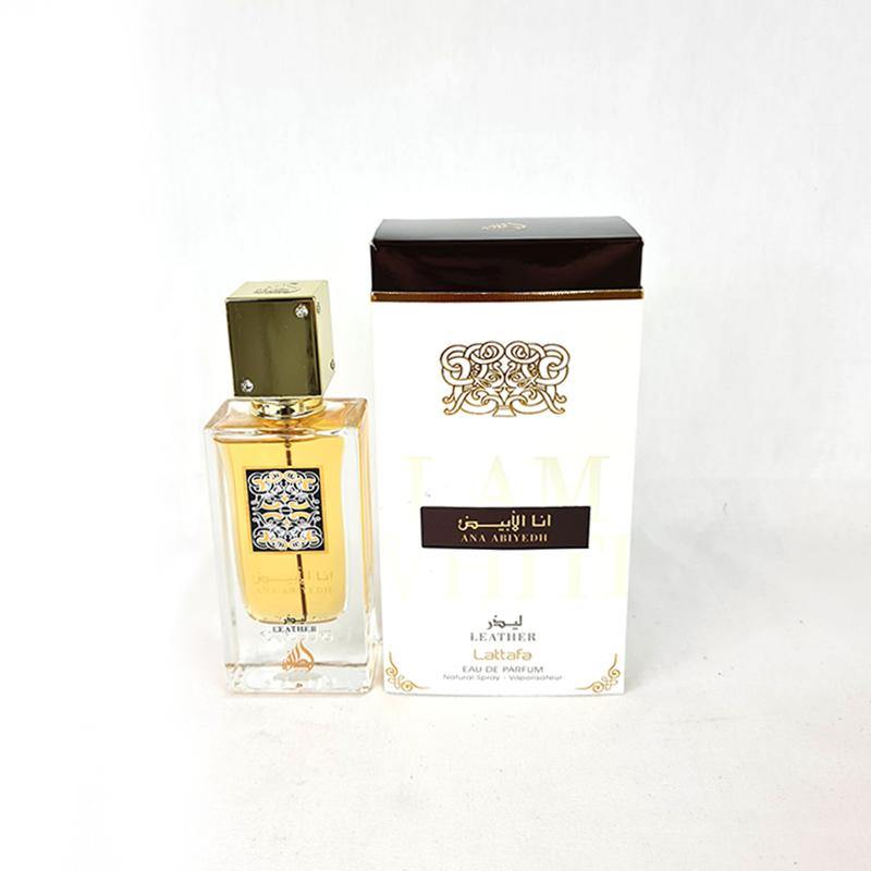 Ana Abiyedh Leather Unisex EDP Spray Perfume 60ml by Lattafa - Arabian Shopping Zone