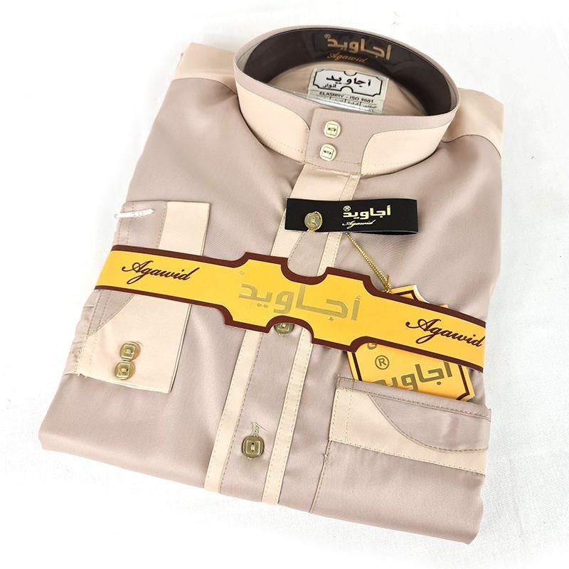 Top Quality Agawid Deluxe Summer Premium Fabric Modern Thobe Robe - Arabian Shopping Zone