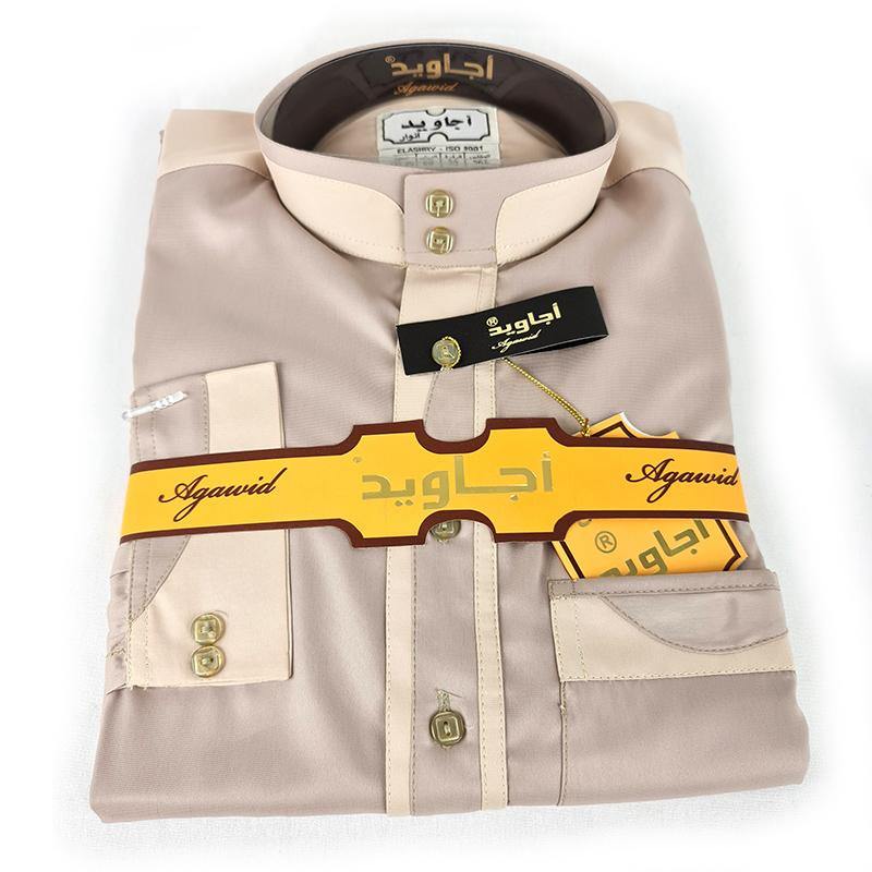 Top Quality Agawid Deluxe Summer Premium Fabric Modern Thobe Robe - Arabian Shopping Zone