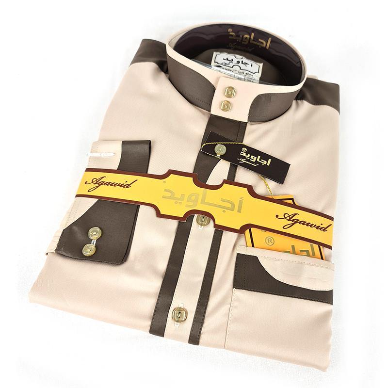 Top Quality Agawid Deluxe Summer Premium Fabric Modern Thobe Robe - Arabian Shopping Zone