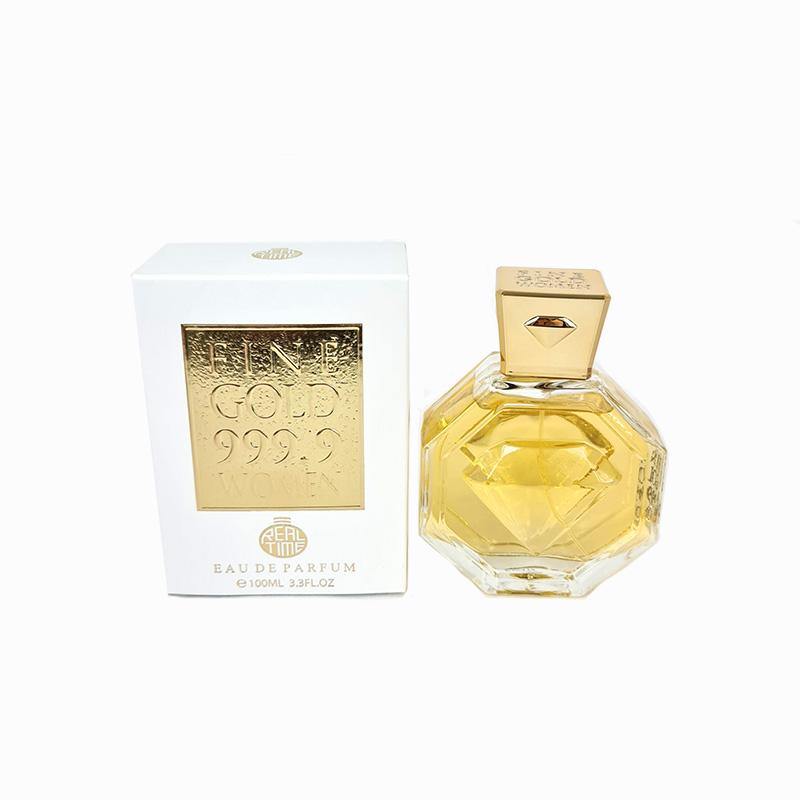 Fine Gold 999.9 Women (Ladies 100ml EDP) Real Time - Arabian Shopping Zone