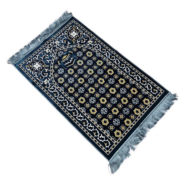Turkish PRAYER RUG Sude Secc Kaaba - Arabian Shopping Zone