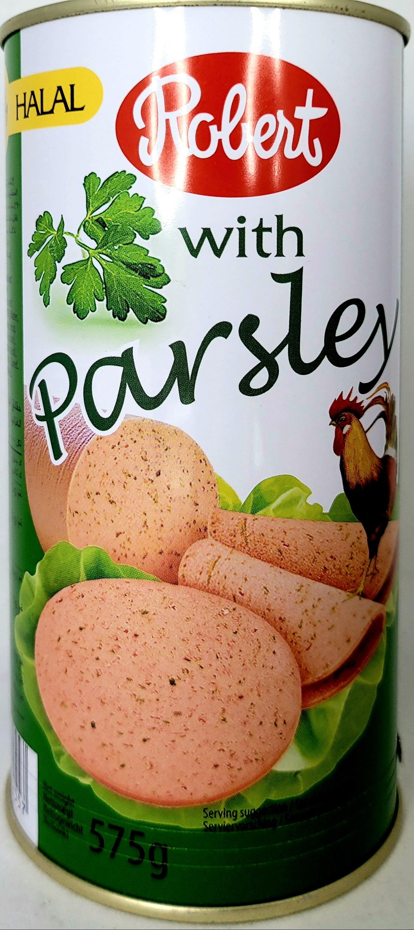 Robert Chicken Luncheon with Parsley 575g - Arabian Shopping Zone