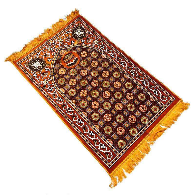 Turkish PRAYER RUG Sude Secc Kaaba - Arabian Shopping Zone