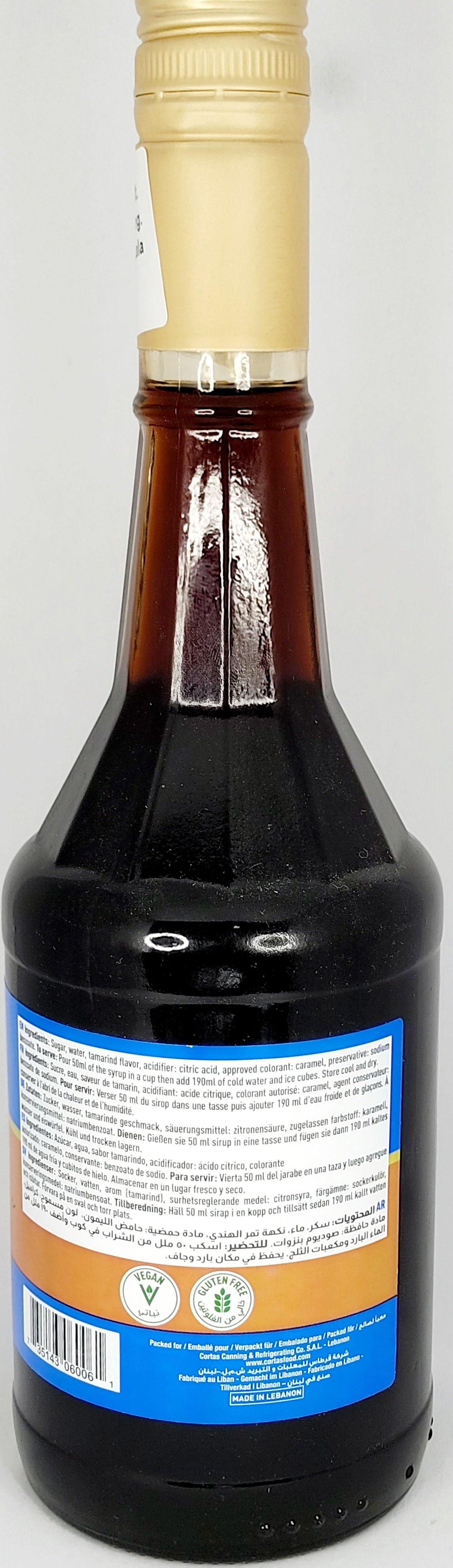 Tamarind Concentrated Juice 600ml - Arabian Shopping Zone