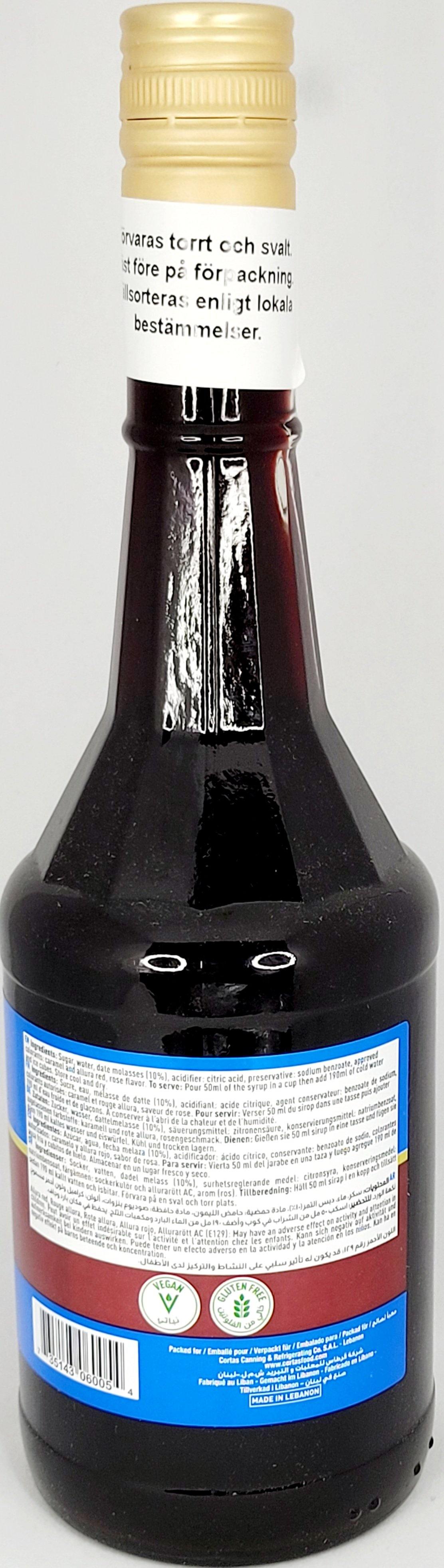 Jallab Concentrated Juice 600ml - Arabian Shopping Zone