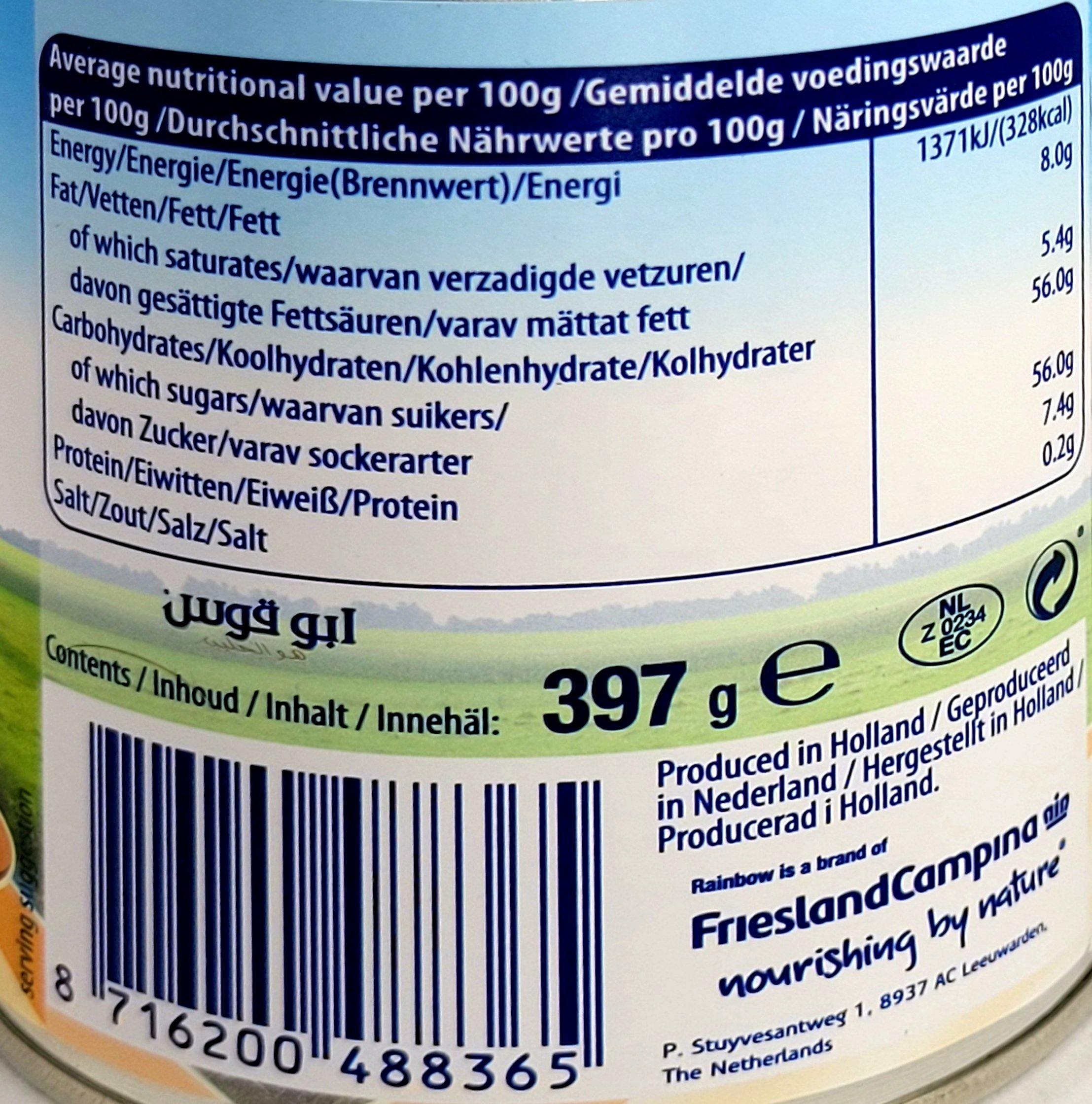 Rainbow Condensed Milk sweetened - Arabian Shopping Zone