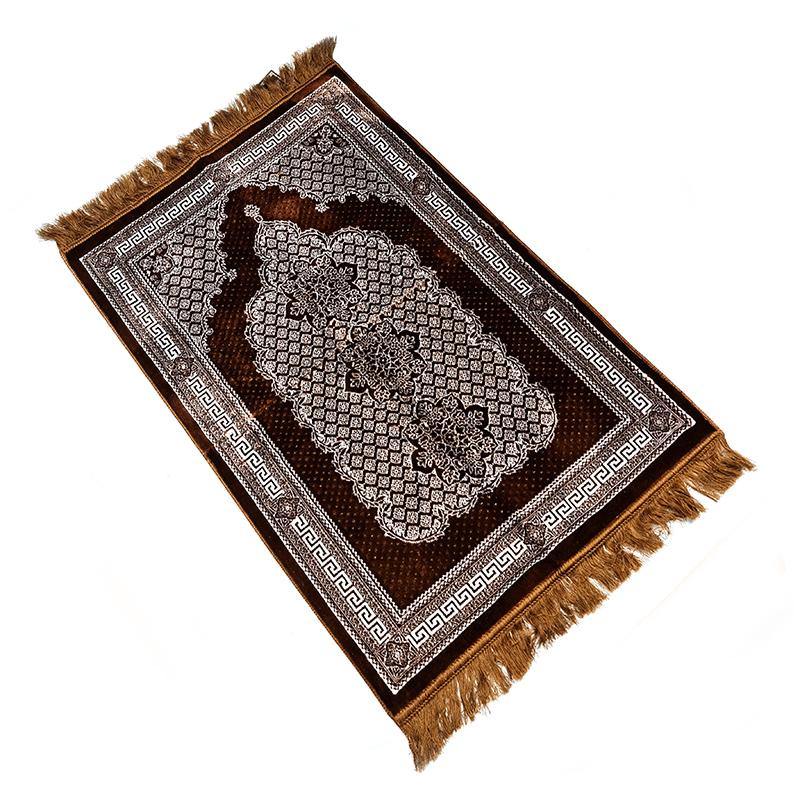 IPEC Turkish Velvet Prayer Rug- Heavy Duty - Arabian Shopping Zone
