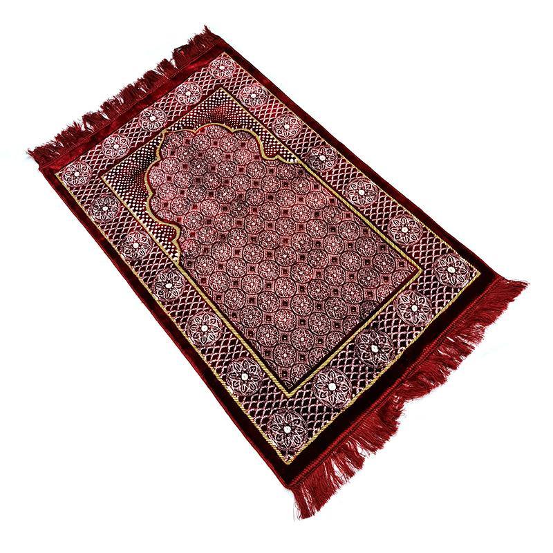 IPEC Turkish Velvet Prayer Rug- Heavy Duty - Arabian Shopping Zone