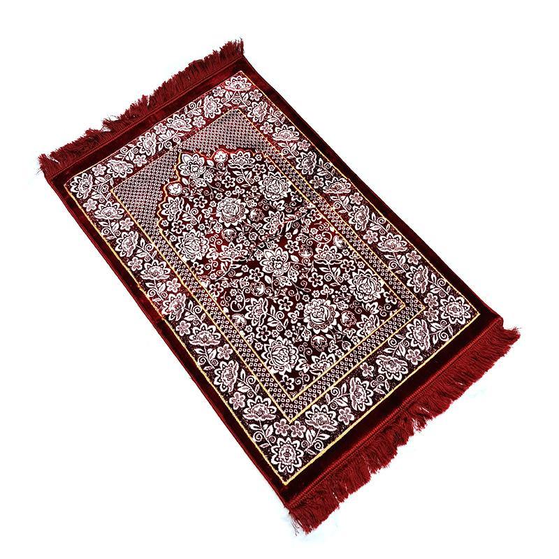 IPEC Turkish Velvet Prayer Rug- Heavy Duty - Arabian Shopping Zone