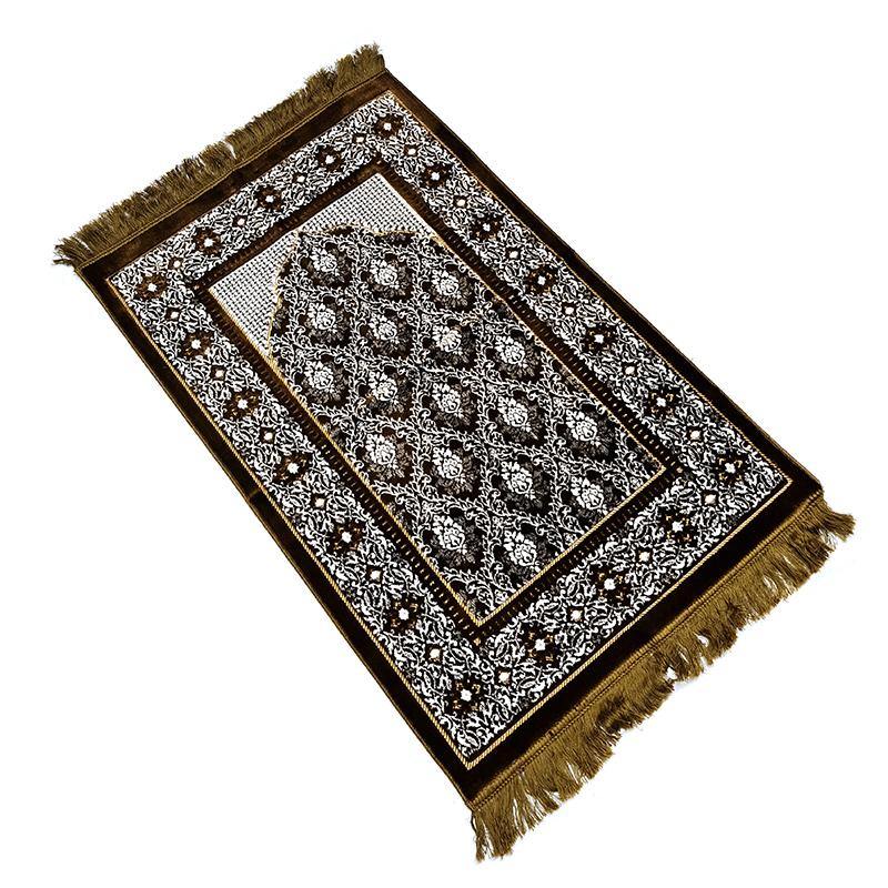 IPEC Turkish Velvet Prayer Rug- Heavy Duty - Arabian Shopping Zone