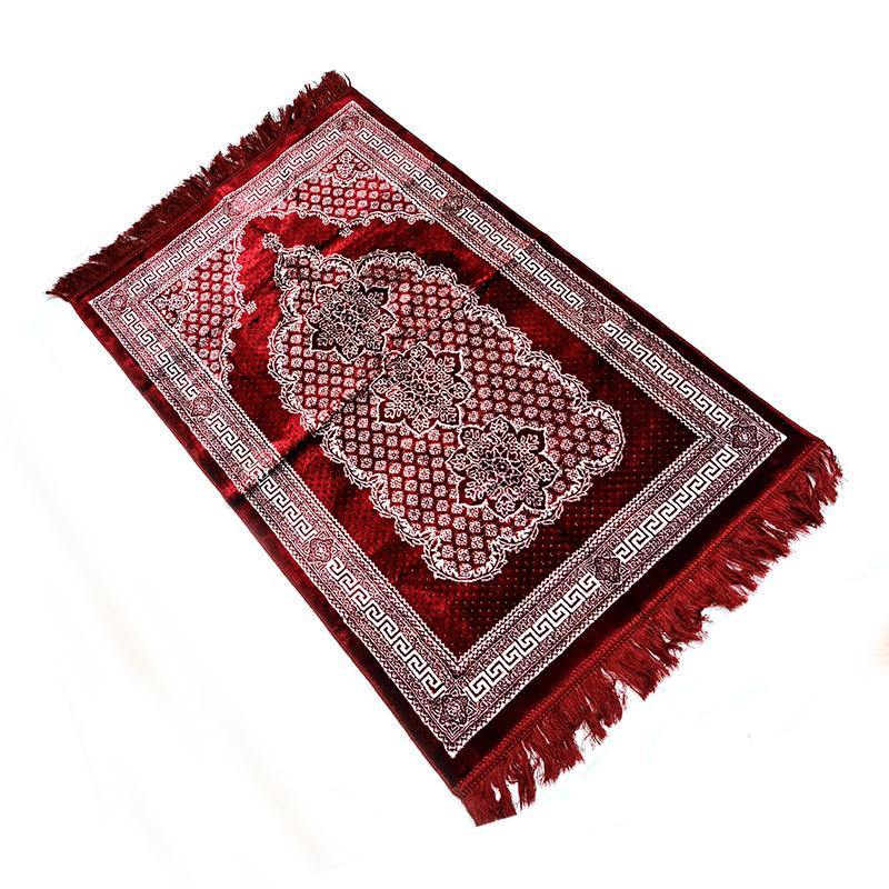 IPEC Turkish Velvet Prayer Rug- Heavy Duty - Arabian Shopping Zone