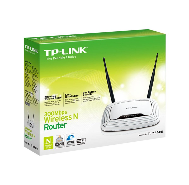 TP-Link TL WR841N Wireless Router - Wireless router N Standard - 802.11n