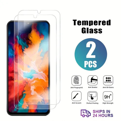 2Pcs Tempered Glass Screen Protector For Moto G9 G9 Plus G51 G52 G53 4G G62 G73 5G G8