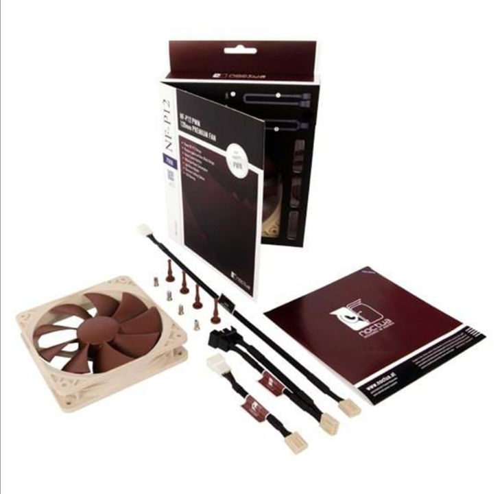 Noctua NF-P12 PWM - leather fan - Chassis fan - 120mm - Brown - 19 dBA