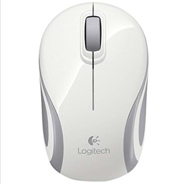 Logitech Wireless Mini Mouse M187 - mouse - Mouse - Optic - 3 buttons - White