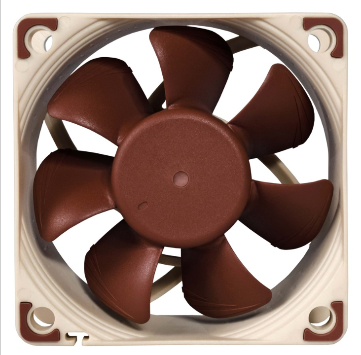 Noctua NF-A6x25 FLX - leather fan - Chassis fan - 60mm - Brown - 19 dBA
