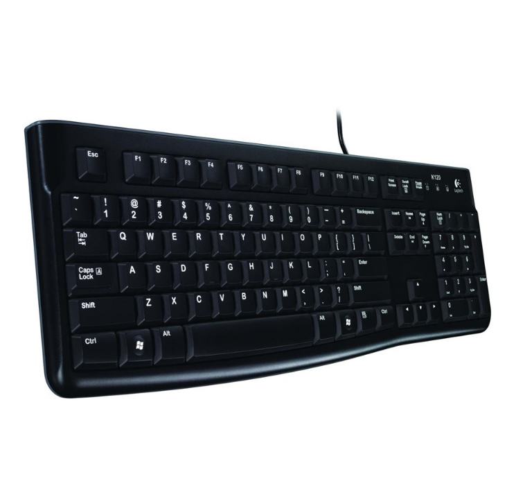 Logitech K120 - keyboard - Keyboard - English - Black