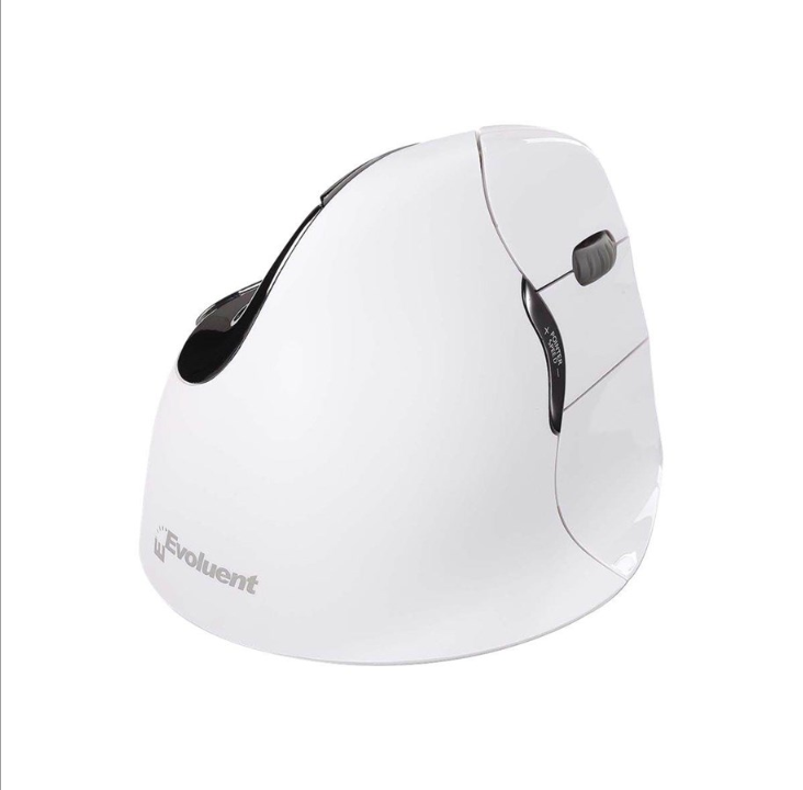 Evoluent VerticalMouse 4 Right - mouse - Vertical mouse - Optic - 6 buttons - White